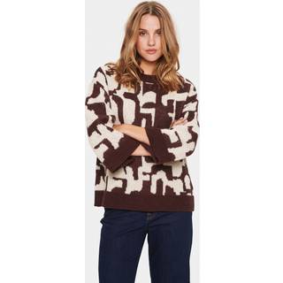 Saint Tropez ReyaSZ Pullover - Lilla - Str S - Damer