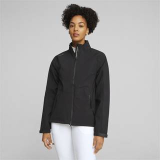 Women&#39;s Puma DRYLBL&#39;s Golf Rain Jacket, Black, Size S, Clothing - Black - S