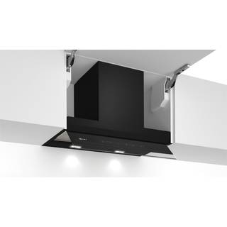 Integreret boksemhætte 60 cm Klart glas med sort tryk - Neff N70 - D65XAM2S0