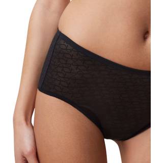 Triumph Signature Sheer maxi trusse, sort, Størrelse: 48, Dame