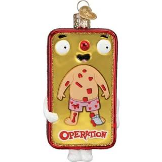 Old World Christmas Operation Glass bl?st ornament til juletr?