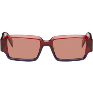 Retrosuperfuture ASTRO SMOKEY TORPAZ RCH 54 Solbriller Kvinder Blue - Transparent Gradient Red Blue - 54mm