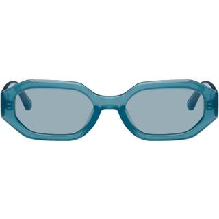 Linda Farrow THE ATTICO IRENE ATTICO14 C12 54 Solbriller Kvinder Blue - Frosted Turquoise - 54mm