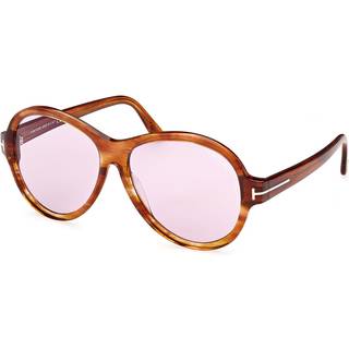 Tom Ford FT1033 CAMRYN 45Y 59 Solbriller Kvinder Brun - Transparent Brown - 59mm
