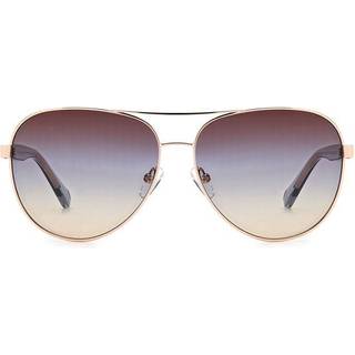 Fossil FOS 3150/G/S Asian Fit AU2/98 60 Solbriller Kvinder Guld - Red Gold - 60mm