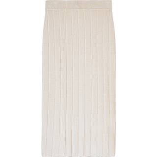 Max Mara Leisure Melk virgin wool midi skirt - white - S