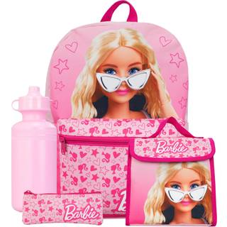 Character Character Pink Barbie 4 Piece Backpack Set