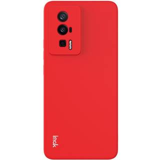 Xiaomi Poco F5 Pro IMAK UC-4 Series Fleksibel Plastik Bagside Cover - Rød