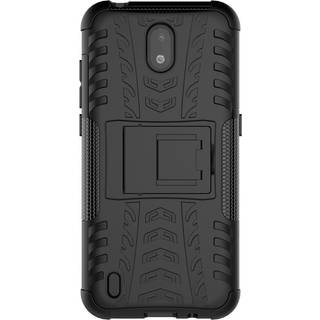 Nokia 1.3 Cool Tyre Håndværker Cover m. Stander - Sort