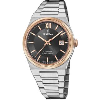 Festina F20036/3 Herrenuhr Swiss Made Rivé 40mm 10ATM