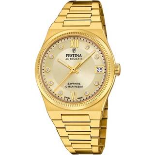 Festina F20033/2 Damenuhr Swiss Made Rivé Automatik 35mm 10ATM