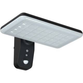 V-Tac 15W Solcelle væglampe LED - Sort, sensor, IP65 - Kulør : 2-i-1