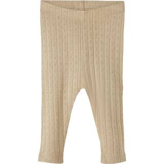 Lil Atelier Chinchilla Hulmønster Legging