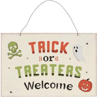 Trick or Treaters Welcome Schild 20x30cm