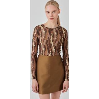 Modström FreenMD print o-neck top - Distorted Seabed - M - Top