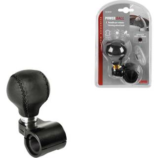 Ratknop Sort Universal - Power Ball - Økolæder - Hurtig levering