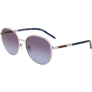 LONGCHAMP Kvinde LO171S 714 Solbriller Metal Guld Grå Rund Normal Normal