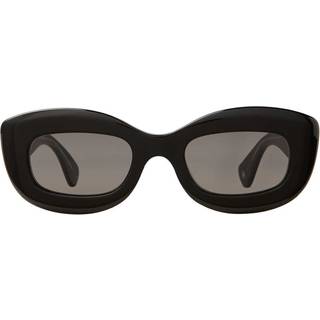 Garrett Leight DOLORES SUN BK/GRY 48 Solbriller Kvinder Black - Black - 48mm