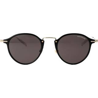 Montblanc MB0294S Asian Fit 001 50 Solbriller Mænd Black - Black - 50mm