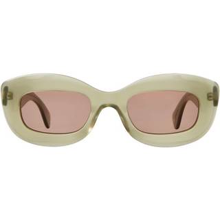 Garrett Leight DOLORES SUN SGL/BOR 48 Solbriller Kvinder Grøn - Sea Glass - 48mm