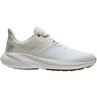FootJoy Flex (2024) Dame Golfsko Uden Spikes - White/Beige/Beige - Str. 38 Normal