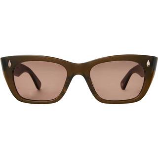 Garrett Leight WEBSTER SUN MSTO/BOR 49 Solbriller Mænd Grøn - Mudstone - 49mm