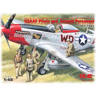 USAAF Piloten und Bodenpersonal