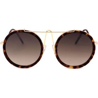 Ana Hickmann HI3069 G21 55 Solbriller Kvinder Tortoiseshell - Dark Tortoise Gold - 55mm