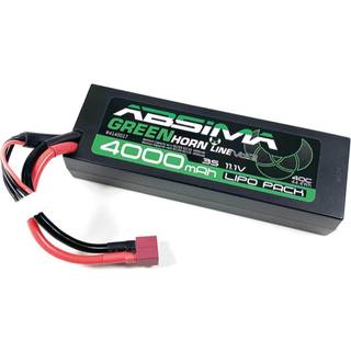 Absima - 4140017 - 11.1V Lipo batteri med 4000 mAh, 40C i Hardcase med Deans stik