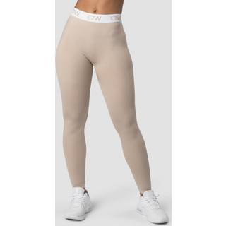 Define Seamless Logo Tights Wmn Sand/White