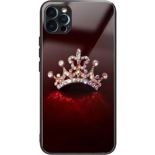 iPhone 14 Pro Cover m. Glasbagside - Krone