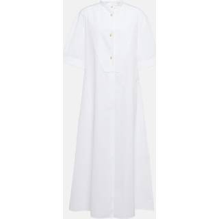 Jil Sander Cotton midi dress - white - S