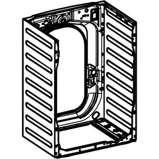 Electrolux kabinet, bagside, hvid, HEC54,P2 8588086571870