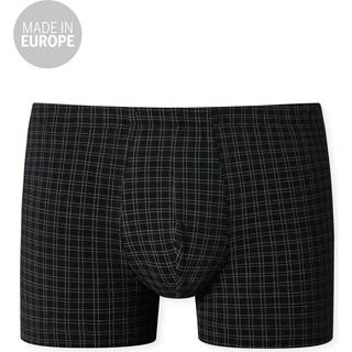 Schiesser Herren Shorts schwarz Baumwolle & Mix Gemustert