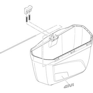 Givi Reservedele til sidekuffert E22
