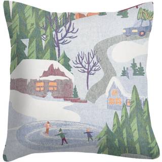 Ekelund Linneväveri Vinterliv pudebetræk 40x40 cm Multi