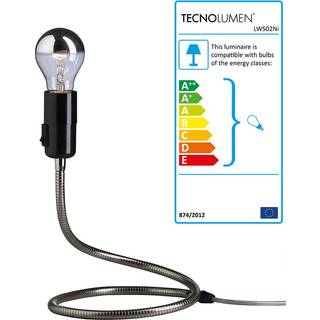 Tecnolumen Lightworm bordlampe, sort