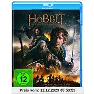 "Blu-Ray: Hobbitten 3: Femhæreslaget (Tysk Import)"