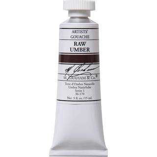 M. Graham 1/2-ounce Tube Gouache Paint Raw Umber