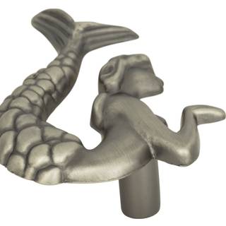 Atlas HomeWares 190L-P 2-1/2-tommer havfrue-drejeknap-Venstre tin