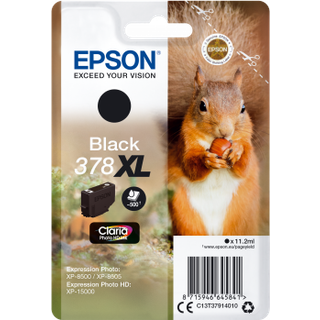 Sort blækpatron - Epson 378XL - 11,2 ml