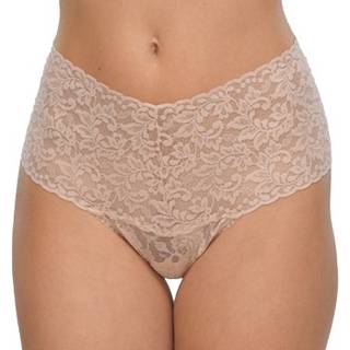 Hanky Panky 2-pak Signature Lace Retro Thong - Beige - One Size
