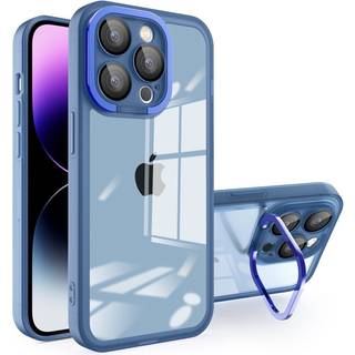 SKALO iPhone 15 Pro Colour Bumper Camera Ring Cover - Blå