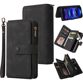 SKALO Xiaomi Redmi Note 12 Pro 5G Big Wallet 17-RUM Pungetui - Sort
