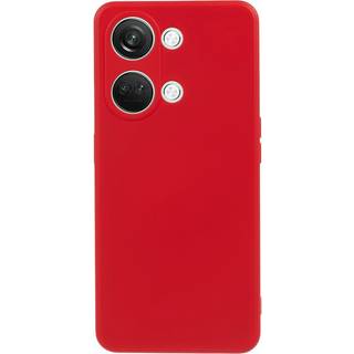 OnePlus Nord 3 5G Fleksibelt Plastik Bagside Cover - Rød