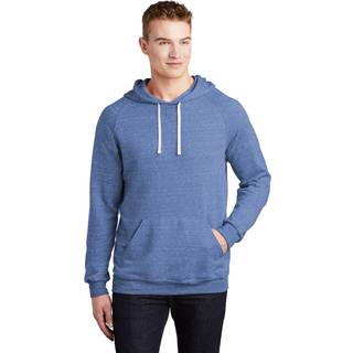 Voksen Snow Heather Raglan Hooded Sweatshirt - FRST GRN SNW HTH - S (D0102H7M6HP)
