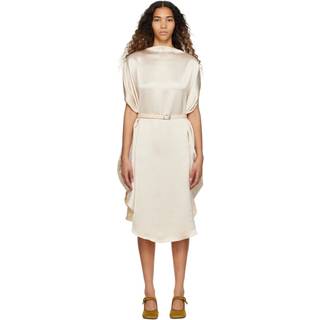 Midi dress - Cream - ONESIZE