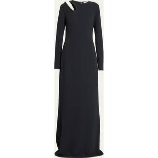 Stella McCartney Crystal-embellished cutout gown - black - XXXS