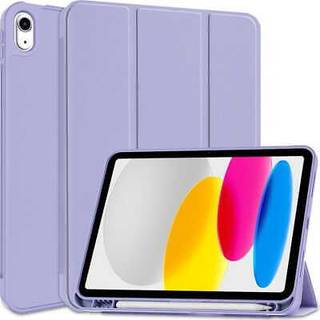 iPad 2022/2025 Tech-Protect SmartCase Pen Tri-Fold Folio Cover - Violet