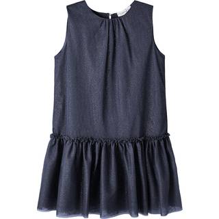 Name It Kjole Dark Sapphire Glitter - Str. 11y 146cm